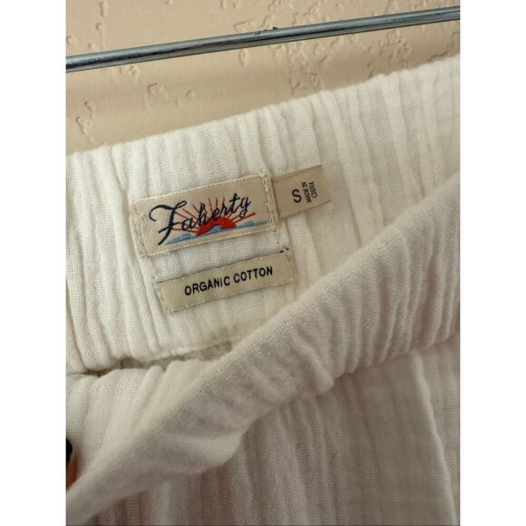 Faherty Dream Cotton Gauze Wide Leg Pant - Picture 7 of 10